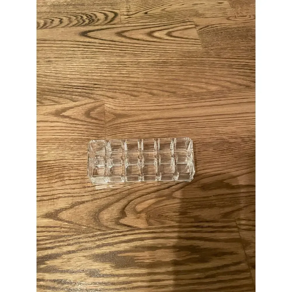 Clear Plastic Lipstick Organizer